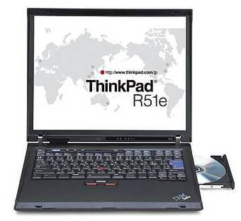 Чистка от пыли и замена термопасты ноутбука Lenovo ThinkPad R51e